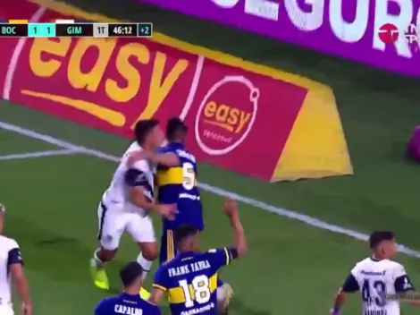 Carlos Zambrano volvió a perder su duelo en gol que recibió Boca