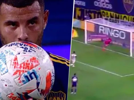 Beso a la pelota y adentro: Cardona salvó a Boca con un tiro libre de crack mundial