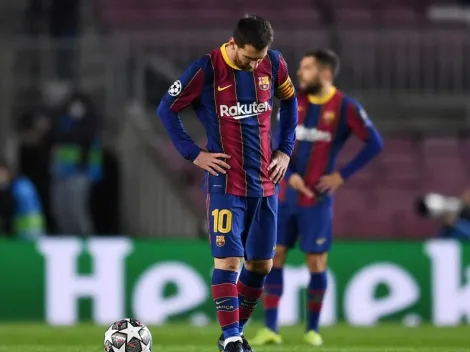 La foto viral de Messi luego de la paliza sufrida por Barcelona contra PSG