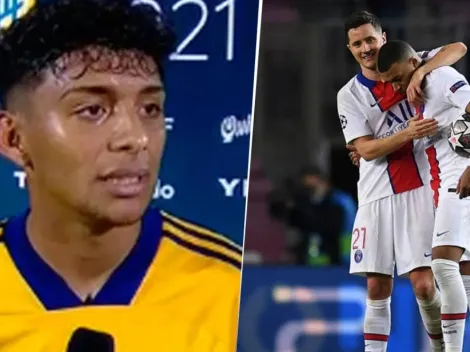 Medina, el pibe de Boca, contó que en el vestuario le dicen como a un jugador del PSG