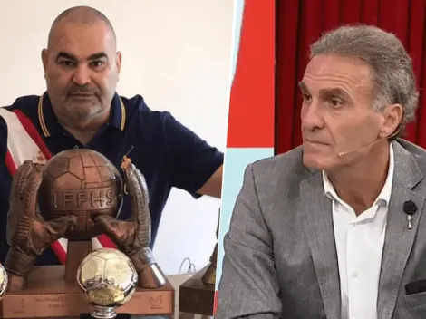 Chilavert le cortó el rostro a Ruggeri: "No estoy para perder el tiempo con estupideces"