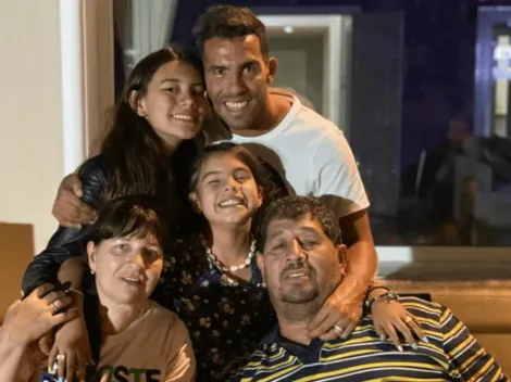 Con una frase de Gladiador, Tevez hizo emocionar a todos en el cumpleaños de su papá