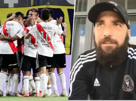 La figura de River por la que Higuaín tiene debilidad: "Me encanta"
