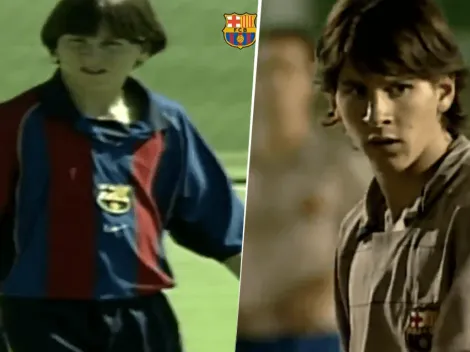 Cuando la Pulga era la Pulga: el emocionante video de Messi en inferiores que subió Barcelona