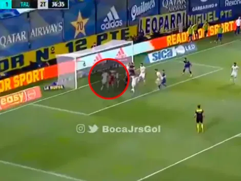 Boca no pateó al arco, pero igual lo empató gracias a un gol en contra de Santos