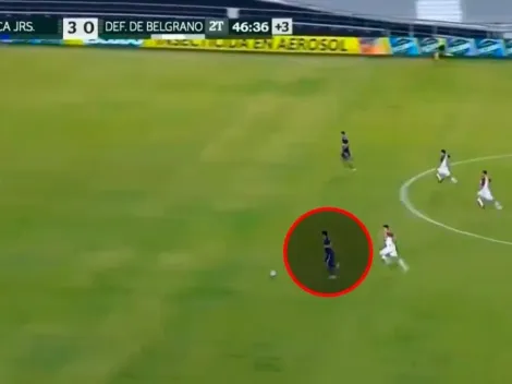 Video: Maroni y Zambrano se fueron solos para el cuarto gol de Boca, pero...