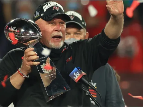 Bruce Arians cumplió su promesa de tatuarse si ganaba el Super Bowl