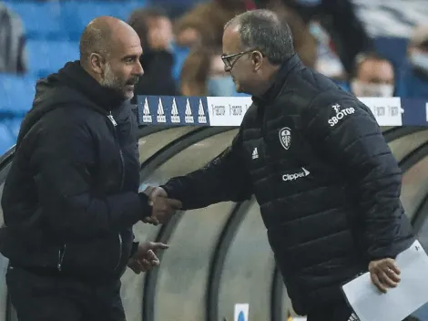 Guardiola, sobre Bielsa: "Denle el Manchester City y verán como gana trofeos"