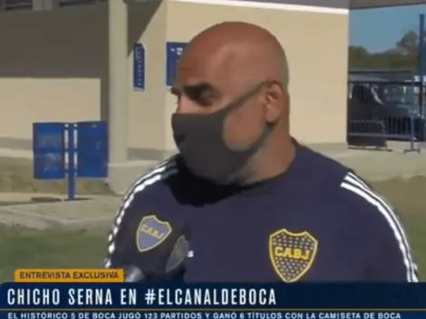 A Chicho Serna le preguntaron por su rol en Boca: "Ni yo sé cuáles son mis funciones"