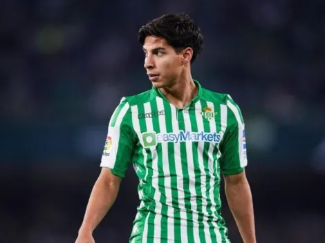 Diego Lainez vio minutos en el empate entre Real Betis y Valencia