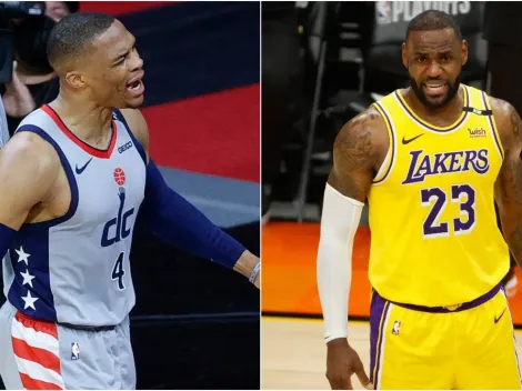 LeBron James sale en defensa de Russell Westbrook tras ser agredido por un fanático