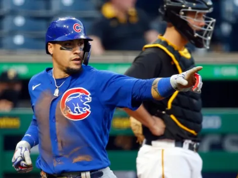 Locura total: Javy Báez llegó a segunda, impulsó carrera y ya lo tenían out