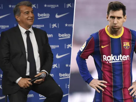 Laporta y la renovación de Messi: "Espero que sus ganas de quedarse sean determinantes"