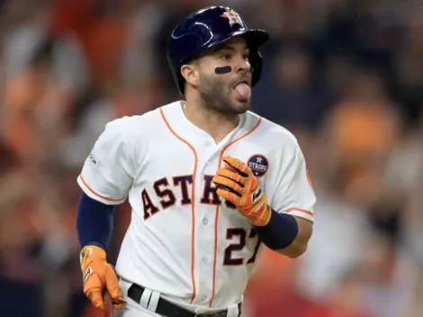 José Altuve conectó un cuadrangular ante un lanzamiento bastante particular