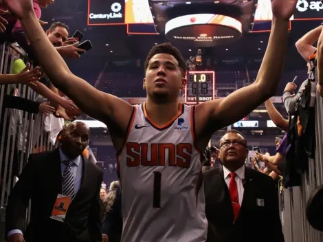 Dio una golpiza y lo premiaron: el regalo de Booker al famoso fan de los Suns