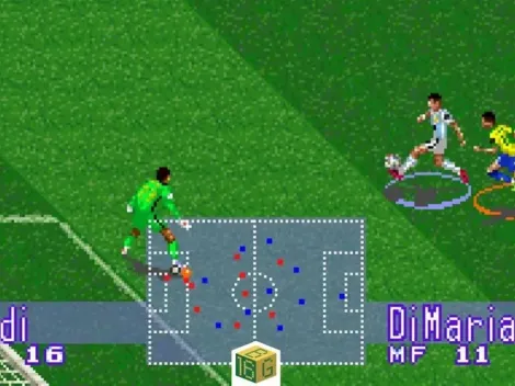 Recrean en 16 Bits el gol de Di María ante Brasil en la Copa América