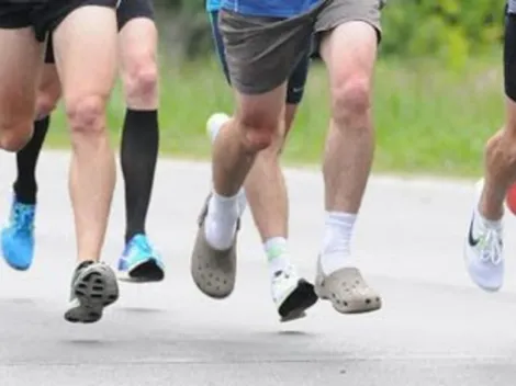 21 kilómetros... en Crocs