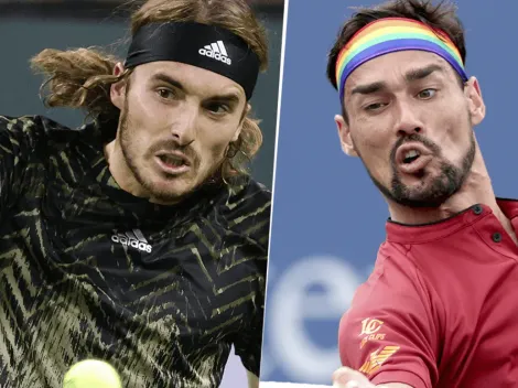 Qué canal transmite Stefanos Tsitsipas vs. Fabio Fognini por el Masters 1000 de Indian Wells