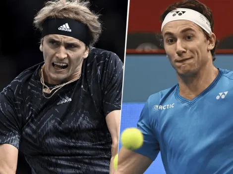 Alexander Zverev vs. Casper Ruud | Día, hora y TV para mirar EN VIVO el choque por el Masters 1000 de París