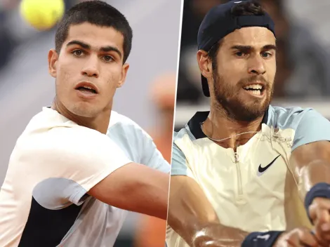 Carlos Alcaraz vs. Karen Khachanov por el Roland Garros EN VIVO: Fecha, horario y TV del encuentro