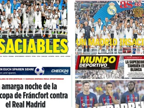 La prensa se rinde a Real Madrid en sus portadas