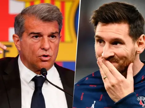 Con LaLiga en la mano, Laporta cambió el discurso respecto a Messi