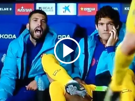 VIDEO | La PROVOCACIÓN de Jordi Alba a los jugadores de Espanyol