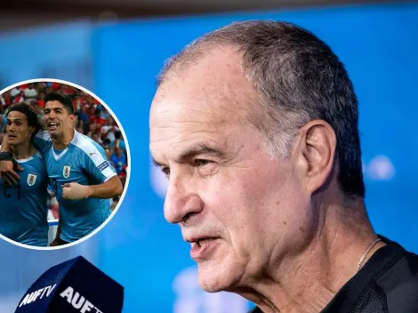 Bielsa sobre Suárez y Cavani: "¿Continuidad? Tengo la tarea de decidir"