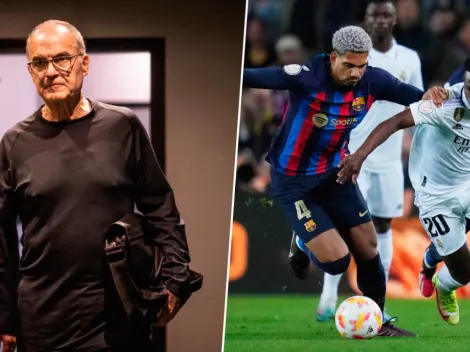 Bielsa : "Xavi vio a Araújo como un antídoto para frenar a Vinicius"