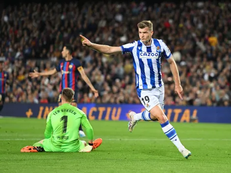 Amarga celebración del título de Barcelona que cayó ante Real Sociedad