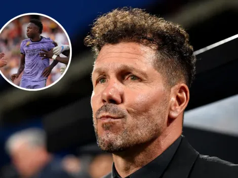 El apoyo de Simeone a Vinícius