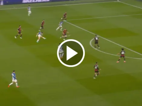 VIDEO | ¡Al ángulo! Mirá el GOLAZO de Enciso contra Manchester City