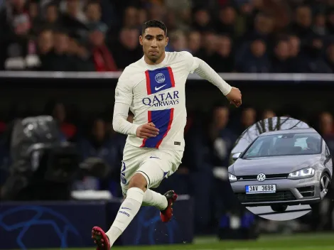 No lo imaginarías: Este es el HUMILDE auto que maneja Achraf Hakimi