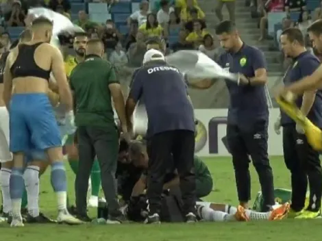 VIDEO:  jugador de fútbol de Coritiba se desmaya durante el partido y su estado preocupa