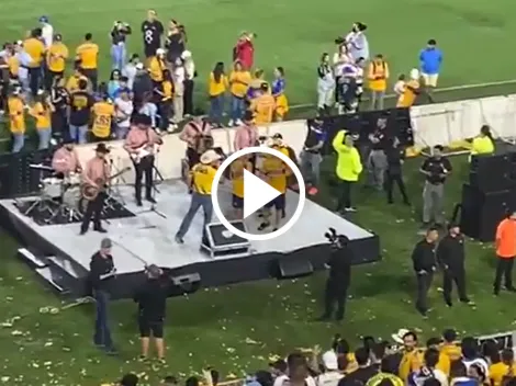 VIDEO | Jugadores de Tigres entonaron unas rancheras en pleno festejo del título