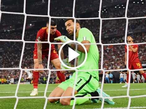 VIDEO | Sevilla se lo empató a Roma con un gol en contra de Mancini