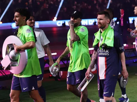 El gesto de Messi y Neymar en la celebración del PSG