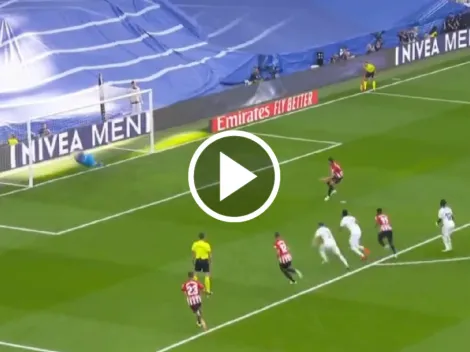 Imbatible: Courtois le negó el primero a Athletic de penal