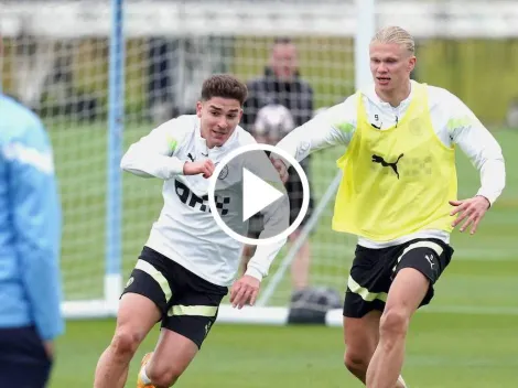 No es Julián Álvarez: el jugador de Manchester City que humilló a Haaland