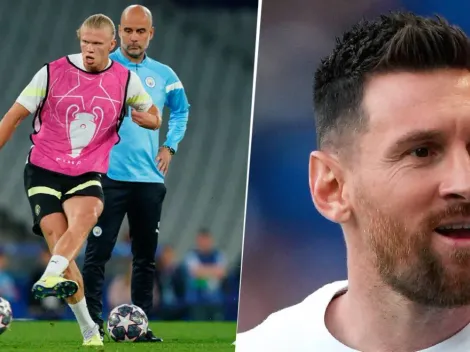 Pep Guardiola puso a Haaland a la altura de Messi: "No estoy bromeando"