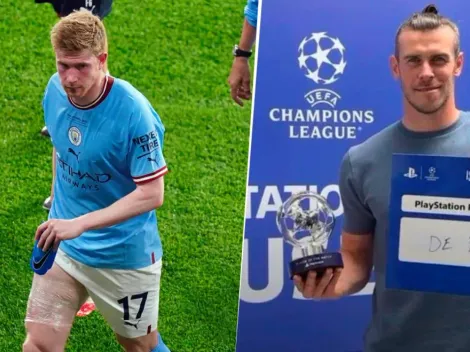 Acusan a Gareth Bale de "gafar" a Kevin De Bruyne en la final de la Champions