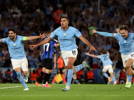 Rodri marcó para Manchester City en la final de Champions