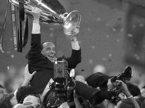 Llora el fútbol: Murió Silvio Berlusconi