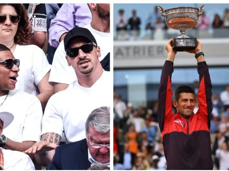 Aplaudieron de pie: Mbappé y Zlatan, rendidos ante el récord de Djokovic