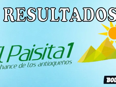 Resultados Paisita Día y Noche del lunes 12 de junio 2023