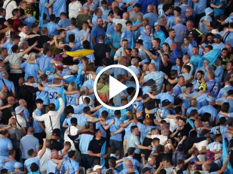 Demasiado tibio: el festejo de la afición del City al ganar la Champions