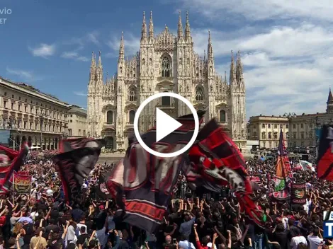 Funeral multitudinario: hinchas de AC Milan se despiden de Berlusconi