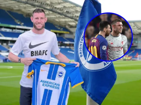 Brighton anunció un nuevo fichaje y es recordado por un cruce con Messi