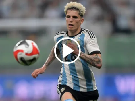 Garnacho se metió en el bolsillo a los argentinos