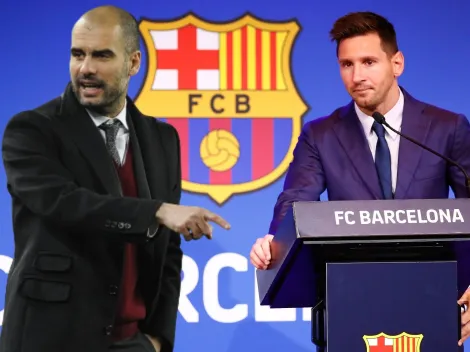 Guardiola apuntó al culpable del no regreso de Messi al Barcelona